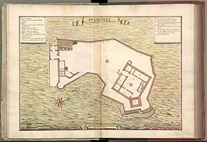 Archivo:17th century hand drawn map of Ayamonte