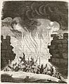 1845, Historia de Cabrera y de la guerra civil en Aragón, Valencia y Murcia, Asedio dado en la brecha de Morella (cropped)