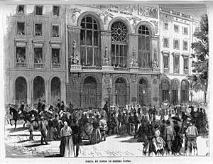 Archivo:1871-07-15, La Ilustración de Madrid, Fiesta en honor de Méndez Núñez, Pradilla