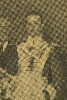 1928-07-02, La Nación, Una boda aristocrática en el monasterio de Guisando (cropped) José Navarro Morenés.jpg