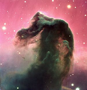 Archivo:A reproduction of a composite colour image of the Horsehead Nebula and its immediate surroundings - Eso0202a