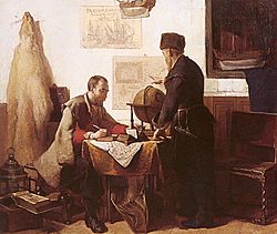 Archivo:Barents and Van Heemskerk - Schilderij van Christoffel Bisschop - 1863