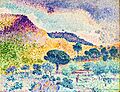 Bemberg Fondation Toulouse - La Chaîne des Maures - Henri-Edmond Cross (1906-1907) 65.1 x 81.3 Inv.2036