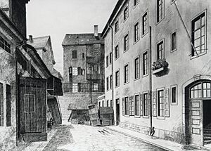 Archivo:Bosch first workshop in stuttgart 1886