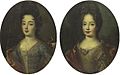 Circle of Pierre Mignard - Portrait of two French princesses