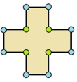 Cross dodecagon