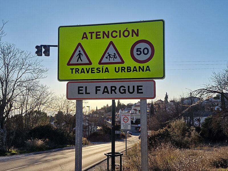 Entrada de El Fargue (Granada)