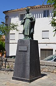 Estàtua de l'historiador Diago a Viver.JPG