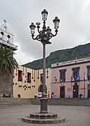 Farola en la Plaza del Ayuntamiento, Garachico, Tenerife, España, 2012-12-13, DD 01