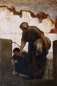 Honoré Daumier - The Washerwoman - WGA05957