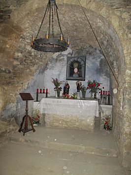 Inside the church of Espín, Yebra de Basa, Aragon.JPG