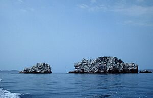 Archivo:Islotes de El Gato y El Raton. (Islas de Arapo) Parque Nacional Mochima. Estado Sucre, Venezuela.