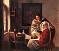 Johannes Vermeer - Girl Interrupted at Her Music - WGA24648