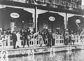 Kahanamoku in swimming event at 1920 Olympic