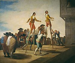 Archivo:Los zancos (Goya)