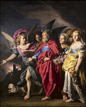 Archivo:Matthias Stom - Flight from Sodom