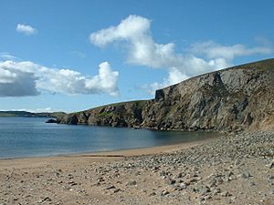 Archivo:Muckle Ayre Beach, Muckle Roe, Shetland