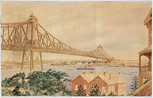 Archivo:Norman Selfe proposal for Sydney Harbour Bridge