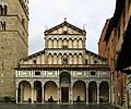 Pistoia, duomo, esterno, facciata 01