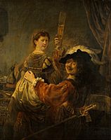 Rembrandt - Rembrandt and Saskia in the Scene of the Prodigal Son - Google Art Project