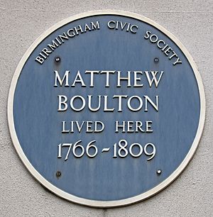 Archivo:Soho House blue plaque, Handsworth, Birmingham, England-10May2010