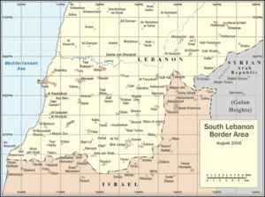 Archivo:South lebanon map