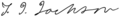 TJ Stonewall Jackson Signature