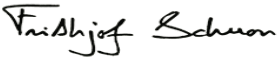 The signature of Frithjof Schuon