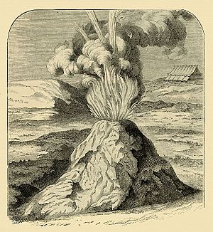 Archivo:Unbekannt - Cotopaxi in Eruption in 1743 1881 - (MeisterDrucke-701772)