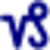 Capricornus symbol (heavy blue).svg