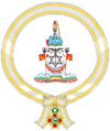 Coat of Arms of Gyanendra of Nepal (Order of Isabella the Catholic)