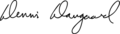 Dennis Daugaard Signature