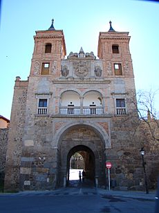 Archivo:España - Toledo - Puerta de Cambrón - Fachada Externa