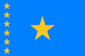Flag of the Democratic Republic of the Congo (2003–2006)