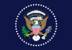 Archivo:Flag of the President of the United States of America