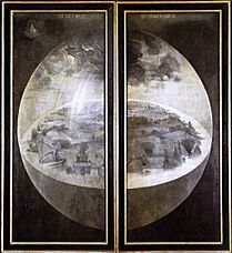 Archivo:Hieronymus Bosch - Triptych of Garden of Earthly Delights (outer wings) - WGA2506
