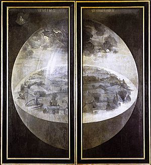 Archivo:Hieronymus Bosch - Triptych of Garden of Earthly Delights (outer wings) - WGA2506