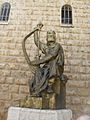 Jerusalem Mount Sion King David Statue 2
