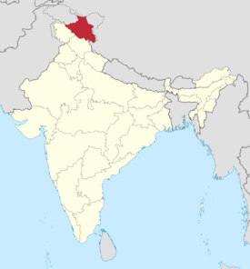 Ladakh in India (de-facto).svg