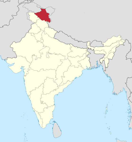 Ladakh in India (de-facto)