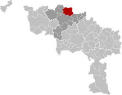 Lessines Hainaut Belgium Map.svg