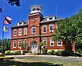 Lewiston Municipal Building - fmr Lewiston High School (aka "The Red Brick Schoolhouse") - Lewiston, New York - 20200730