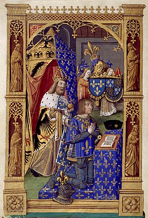Archivo:Luis XII de Francia y Carlomagno