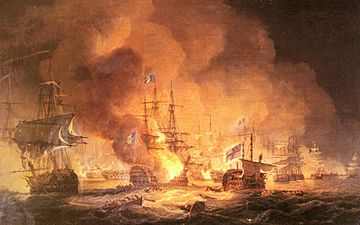 Archivo:Luny Thomas Battle Of The Nile August 1st 1798 At 10pm