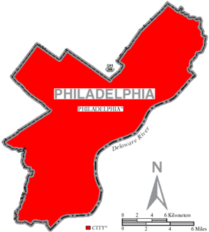 Archivo:Map of Philadelphia County Pennsylvania With Municipal and Township Labels