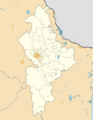 Mexico Nuevo Leon location map (urban areas)