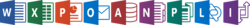 Microsoft Office 2013-2019 logos lineup.svg