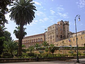 Archivo:Palazzo Normanni, vista, Palermo