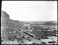 Panorama of the city of Guaymas, Mexico, showing cliffs on the left, ca.1905 (CHS-1501)