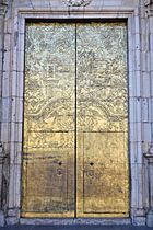 Porta de l'església de santa Àgueda, Xèrica
